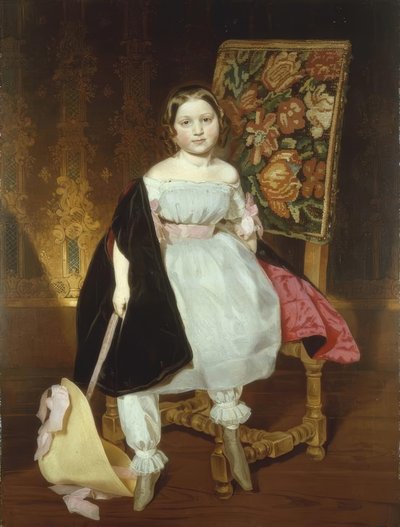 Child Portrait by Louis Ferdinand von Rayski